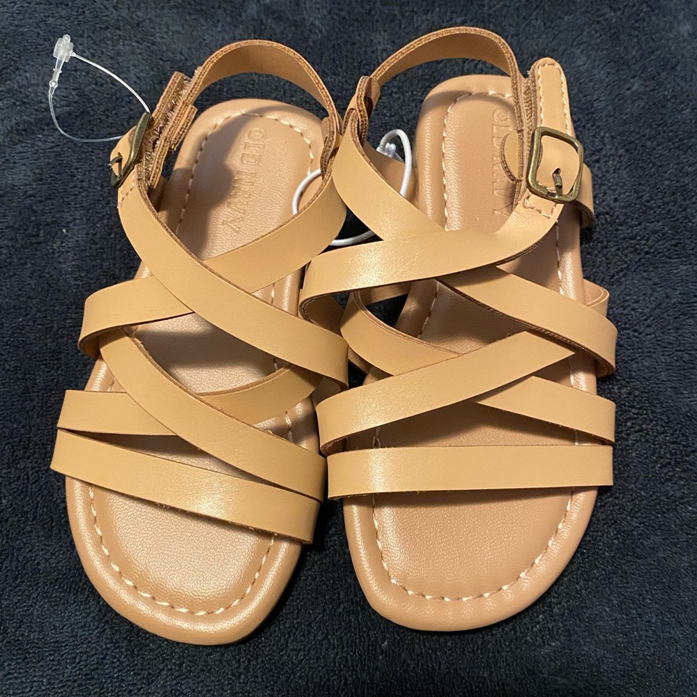 Old Navy Tan Strappy Sandals